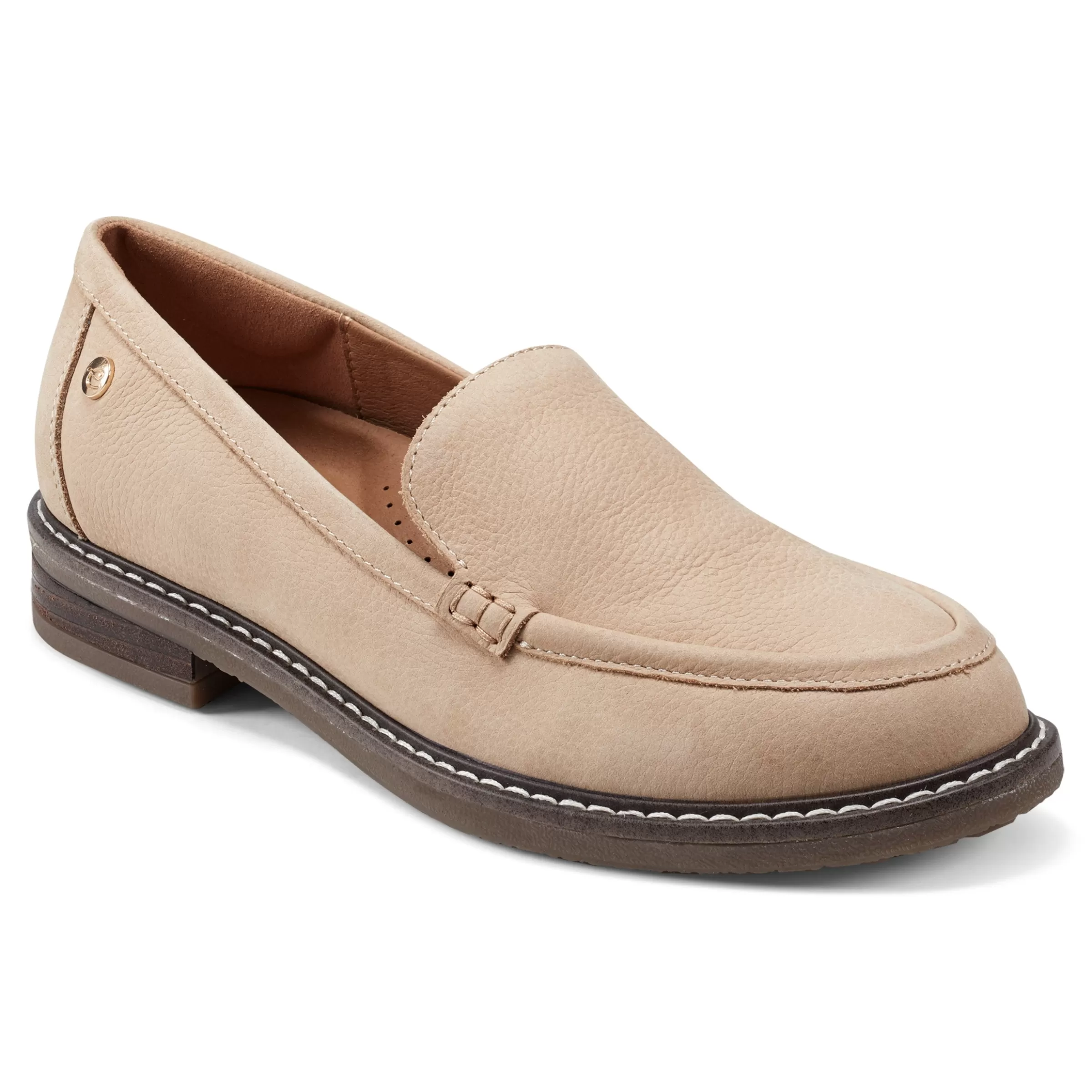 eFlex | eFlex-Easy Spirit Jaylin Casual Loafers Natural Leather
