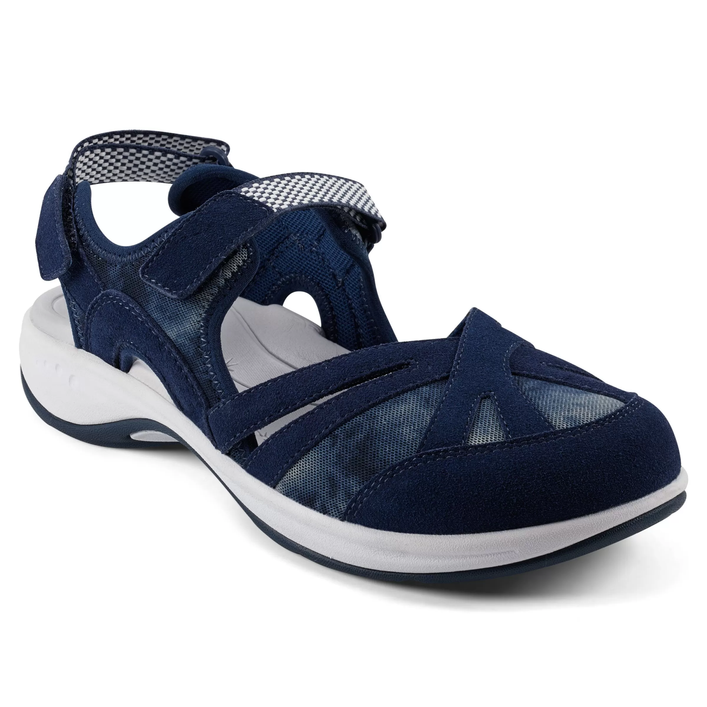 Sport | Explore24-Easy Spirit Splash Flat Hiking Sandals Navy Tie Dye Print